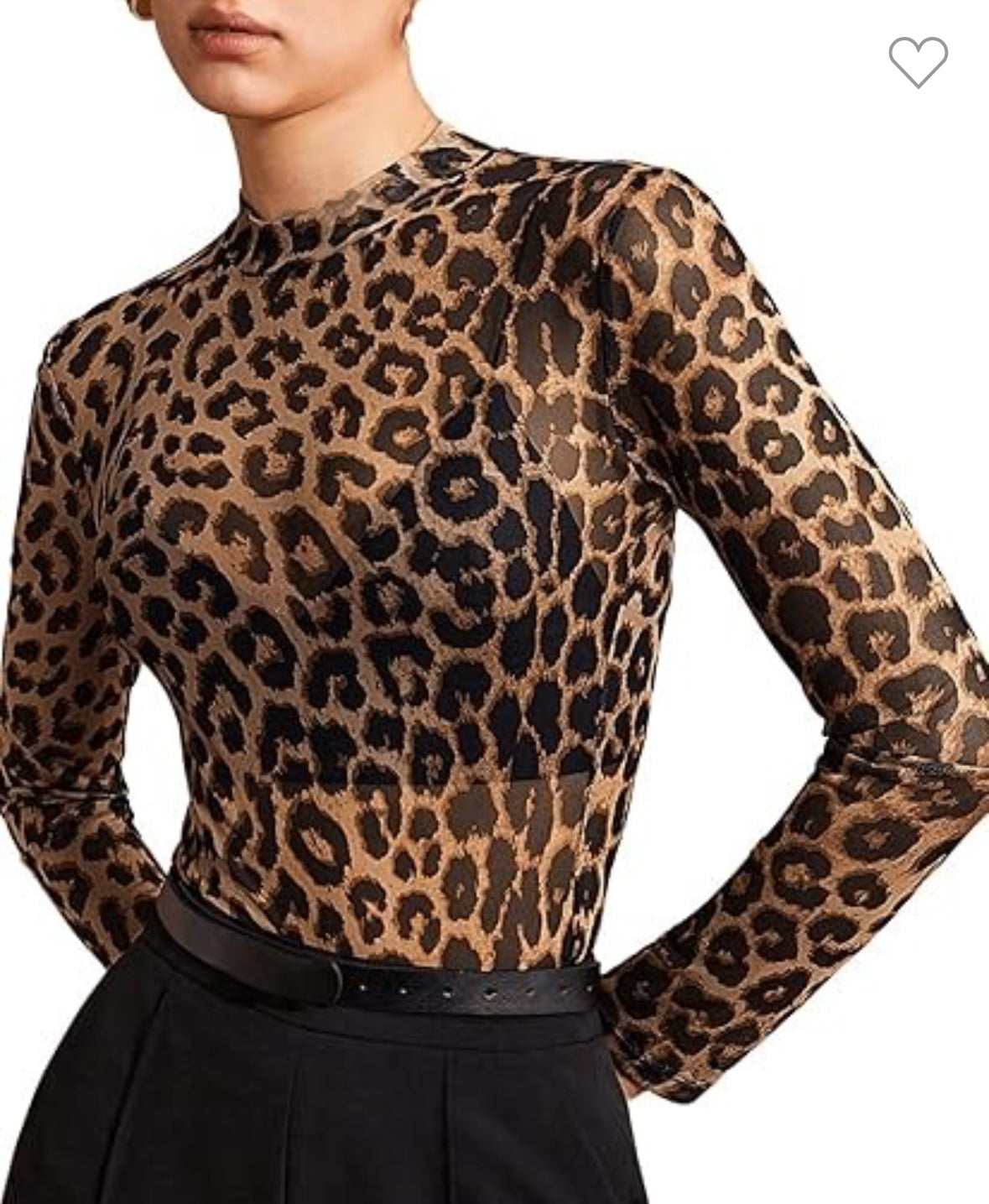 Leopard top New!